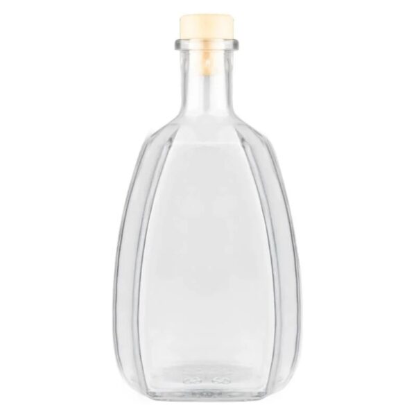 Staklena boca konjaka 500 ml sa čepom