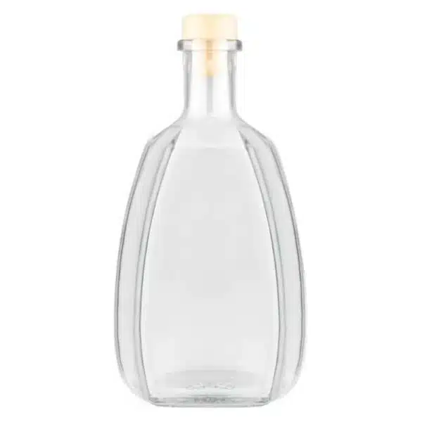 Staklena boca konjaka 500 ml sa čepom