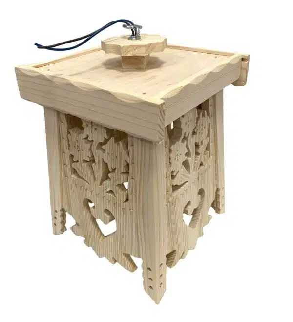 Drvena viseća lampa