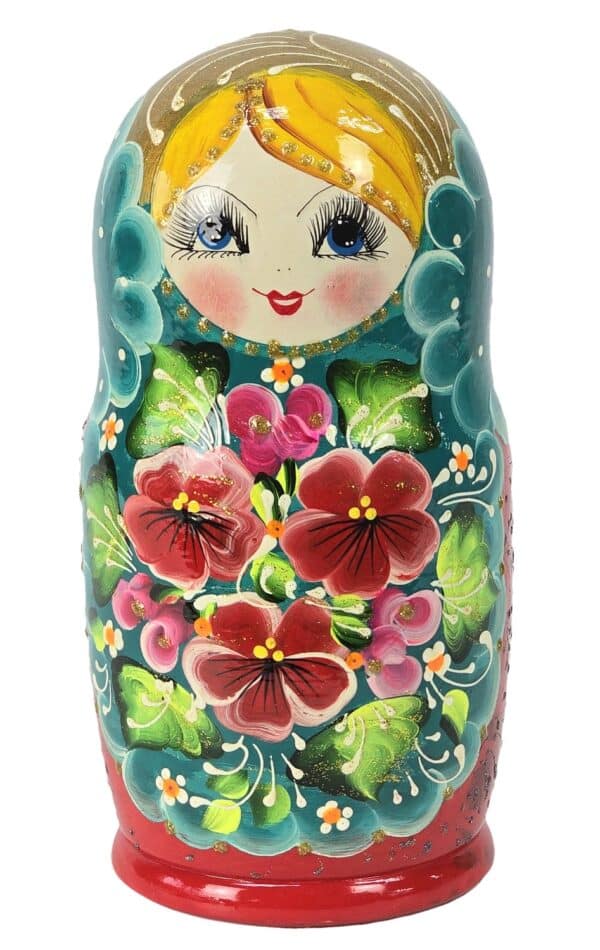 Originalna ruska matrjoška 26 cm, set od 10 kom - Image 2