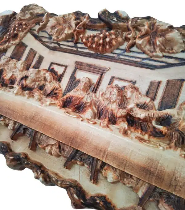 Drvena slika Posljednja večera, 70 x 36 cm - Image 2