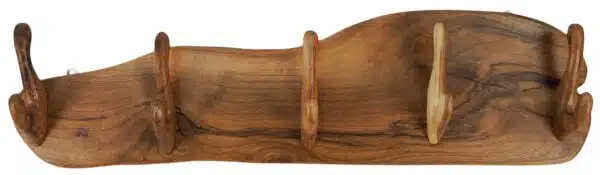 Zidna drvena vješalica od orahovog drveta - Image 2