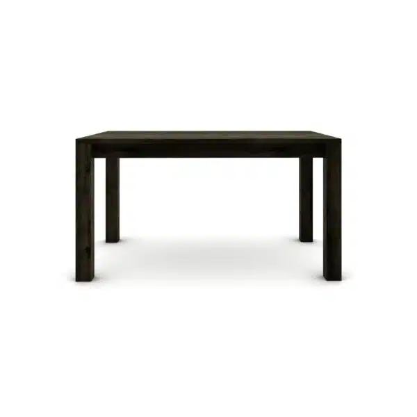 Hrastov stol 140 x 80 cm, crni sa srebrnim efektom - Image 2
