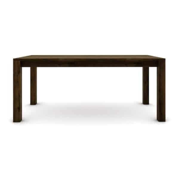 Hrastov stol 180 x 80 cm, braon brušen sa zlatnim efektom - Image 2
