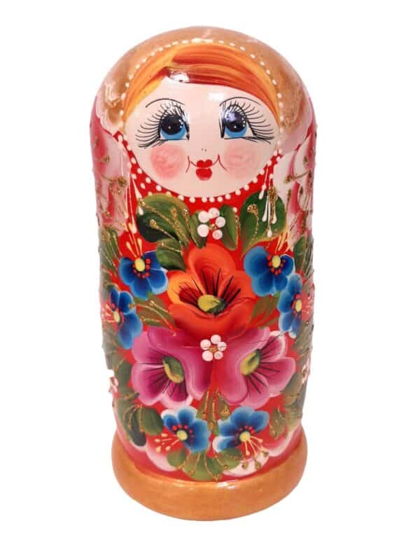 Originalna ruska matrjoška 18 cm, set od 5 kom - Image 2