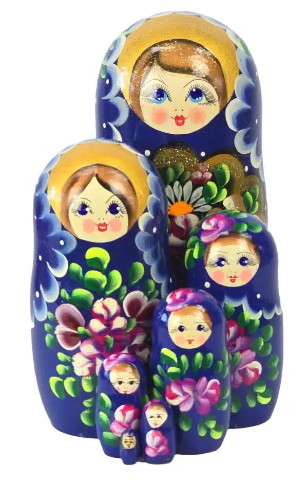 Originalna ruska matrjoška 22 cm, set od 7 kom - Image 3