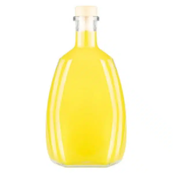 Staklena boca konjaka 500 ml sa čepom - Image 3