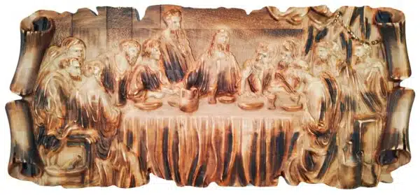 Drvena slika Posljednja večera, 80 x 36 cm - Image 3