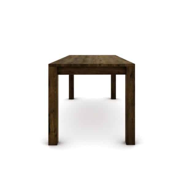 Hrastov stol 180 x 80 cm, braon brušen sa zlatnim efektom - Image 5