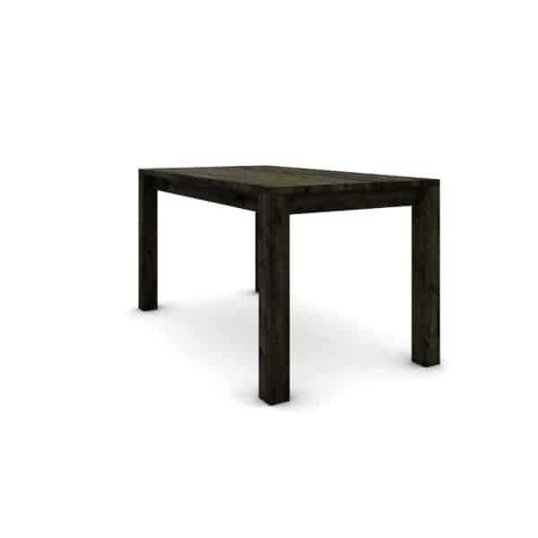 Hrastov stol 140 x 80 cm, crni sa srebrnim efektom - Image 6