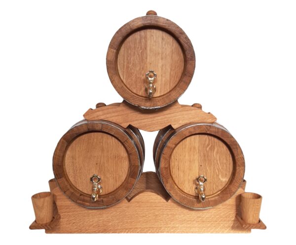 Set hrastovih bačvi od 2 l - 3 komada - Image 4